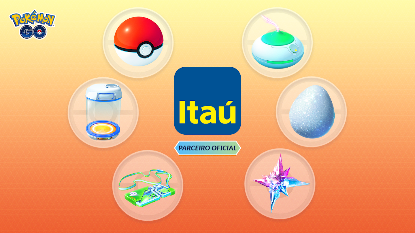 Itaú Unibanco traz o Pokémon GO na sua loja de Gift Cards com Promoção